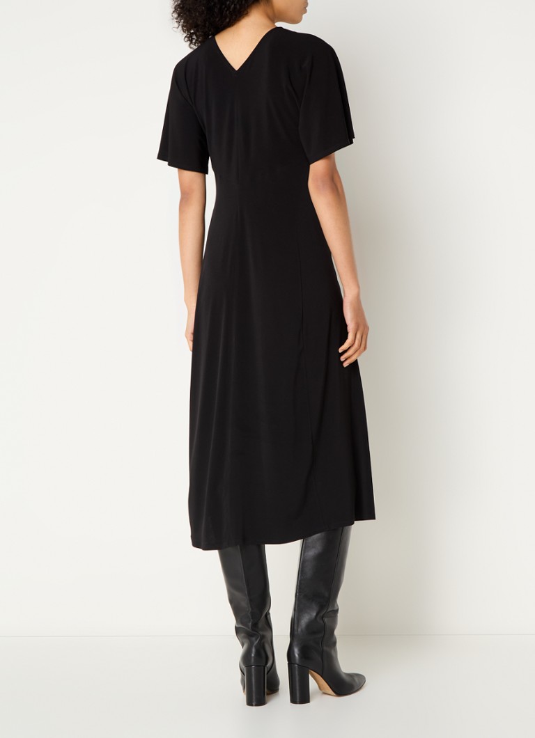 Vestido midi de Ba&sh con detalles plisados
