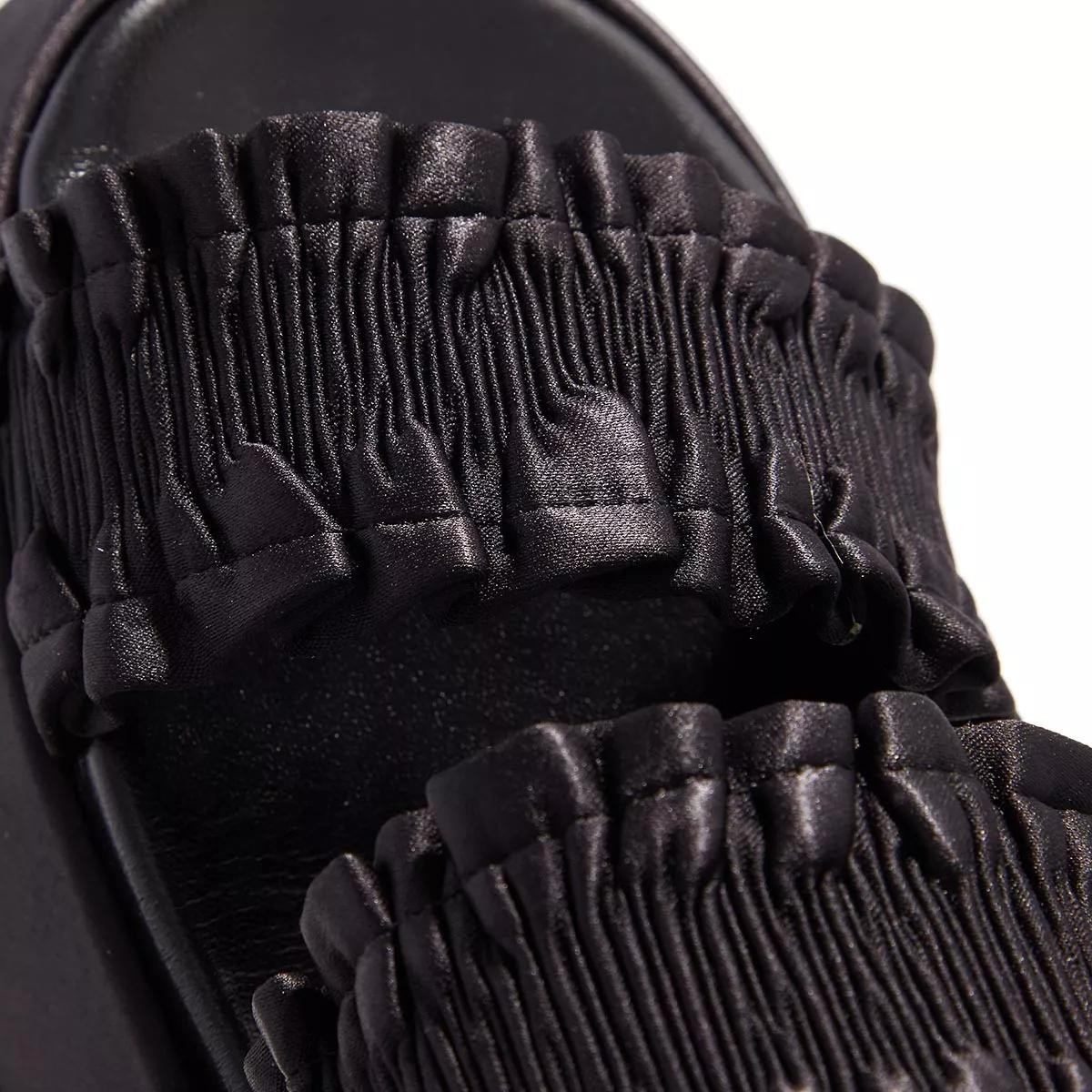 GANNI Plateau Sandalen schwarz Sandale