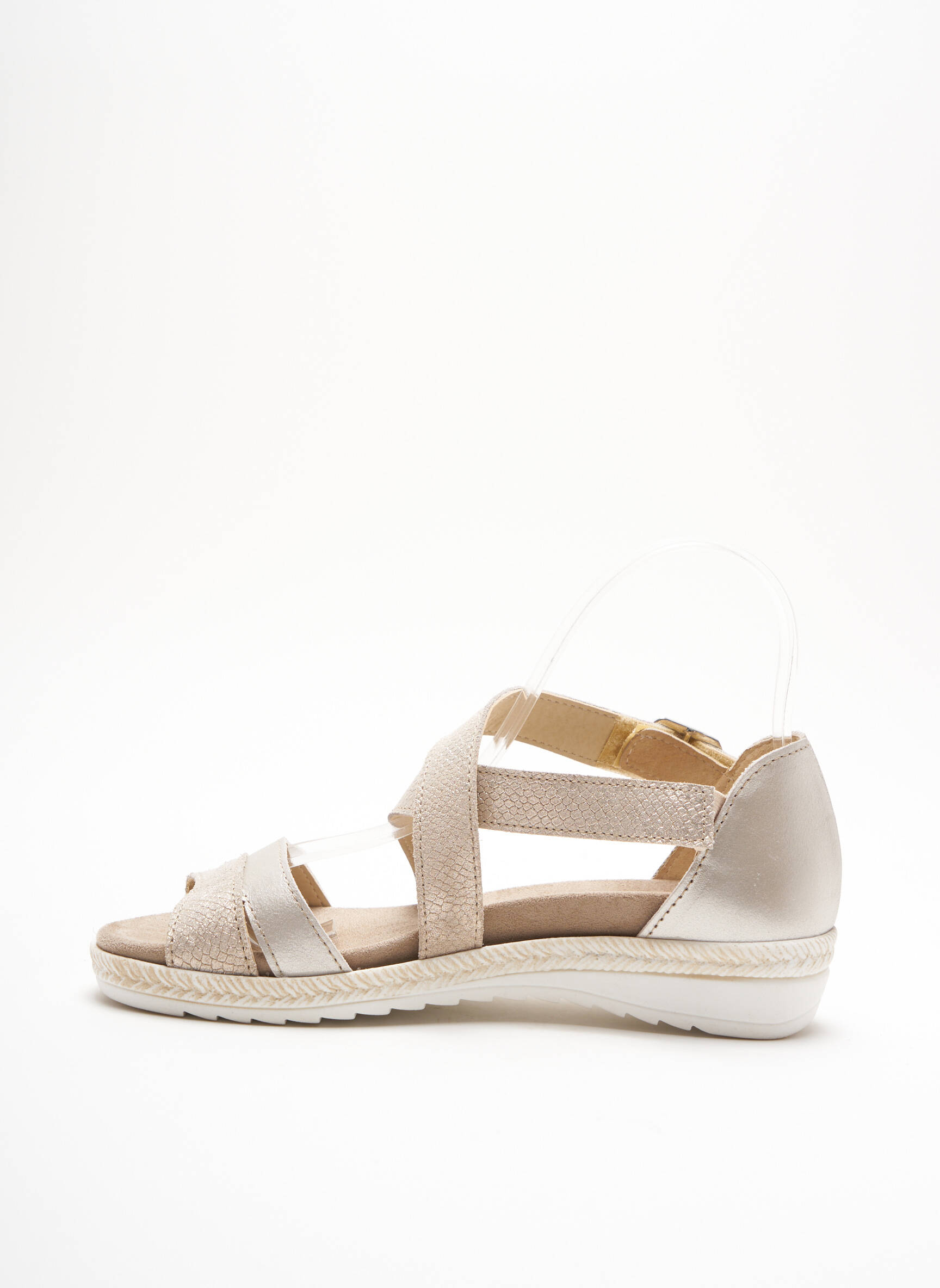 Aco Sandales Nu Pieds Femme couleur beige