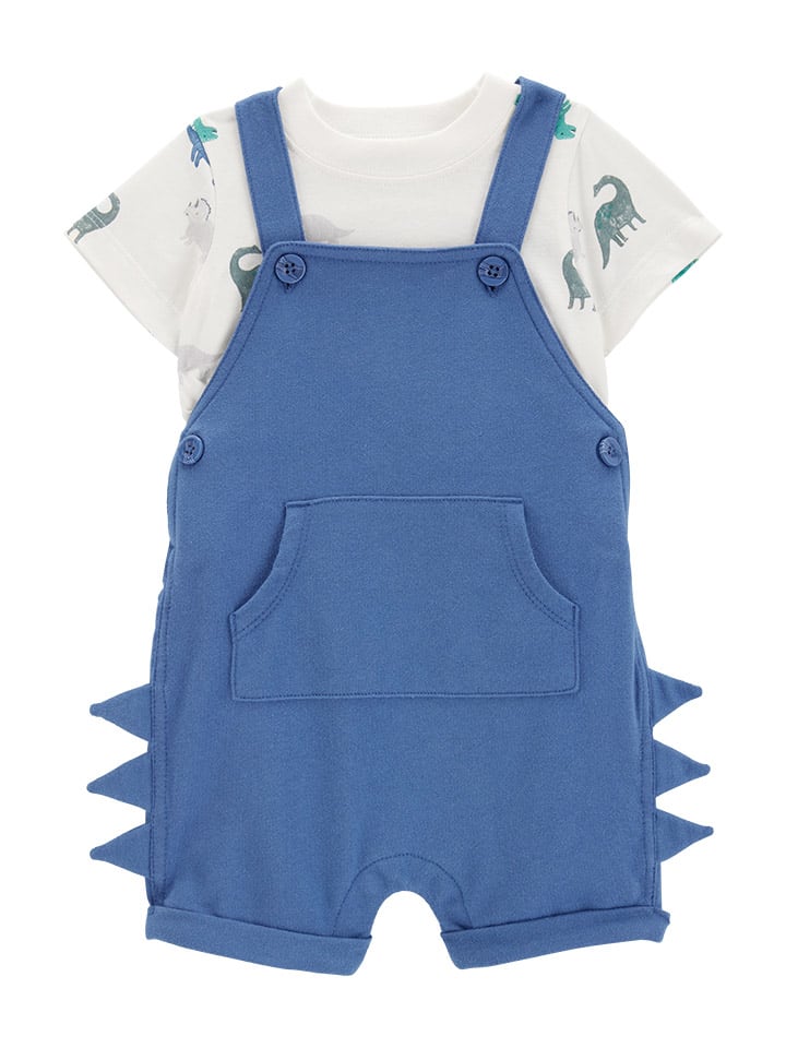 carter's 2tlg. Outfit in Blau/ Weiß günstig kaufen