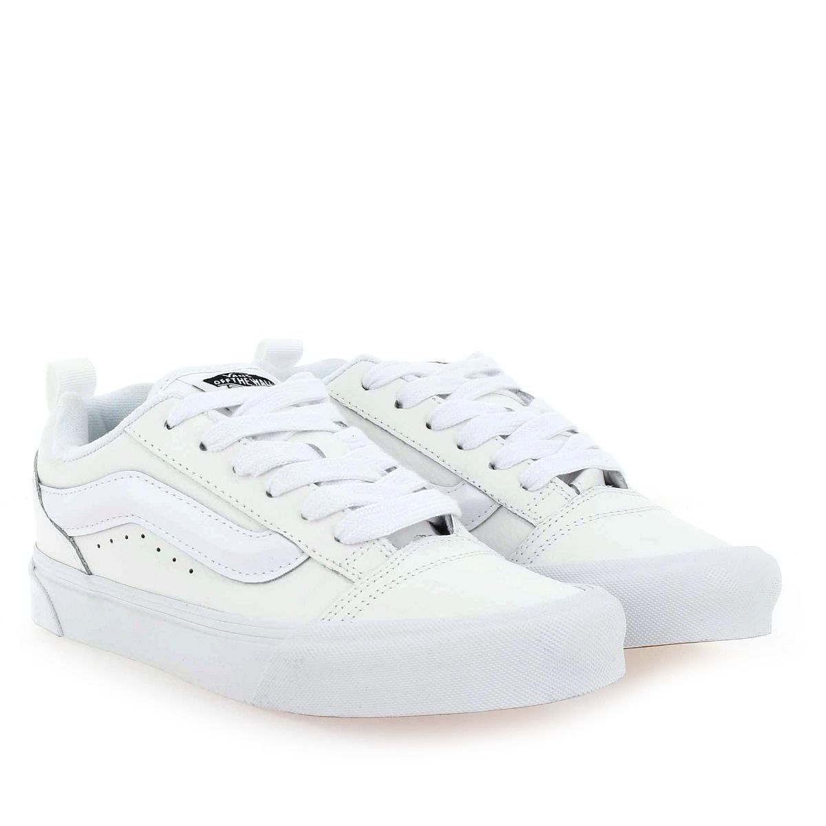 Vans  KNU SKOOL LEATHER - Blanc