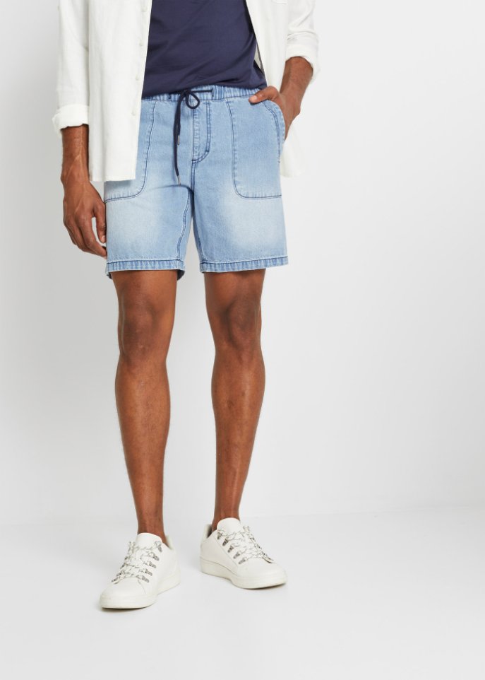 Schlupf-Jeans-Shorts, Loose Fit