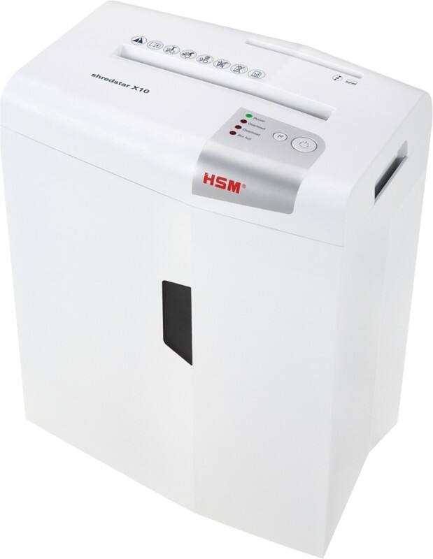 HSM Aktenvernichter Shredstar X10 Partikelschnitt Sicherheitsstufe P-4 10 Blatt