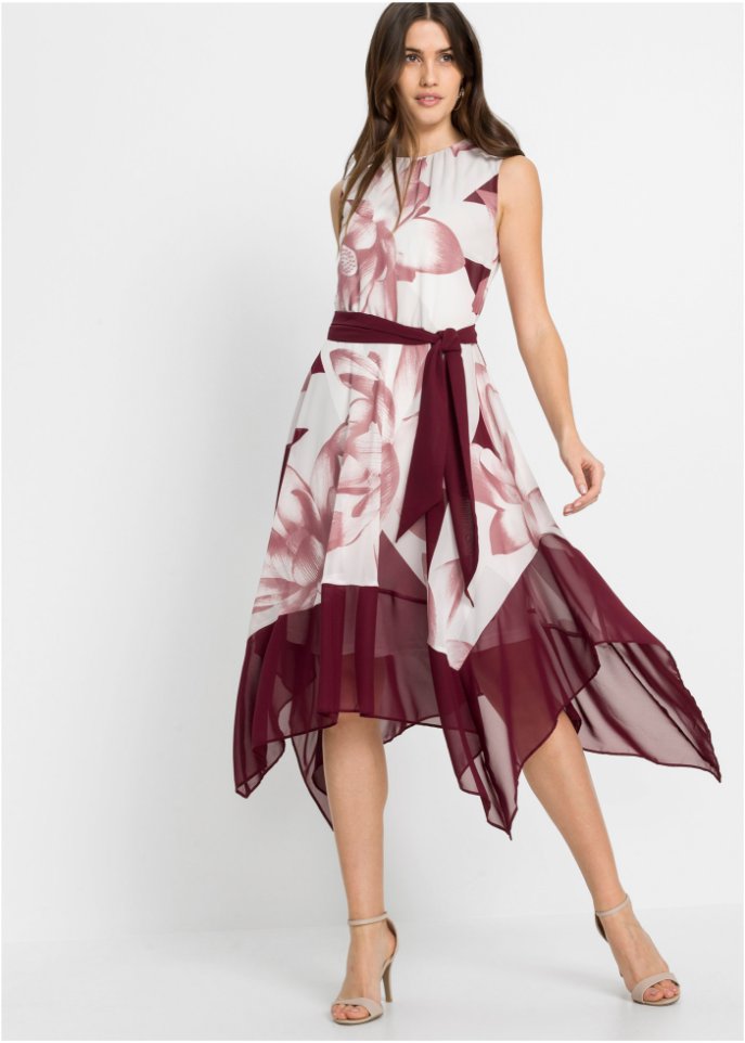 Kleid mit Blüten-Druck