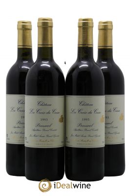 Château la Croix du Casse  1993 - Lot de 4 Bouteilles