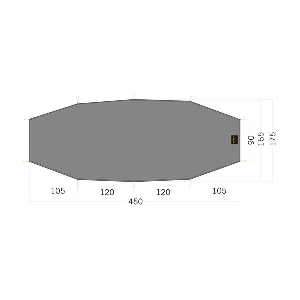 FLOOR SHEET LT ROKUA 3 - Zeltplane