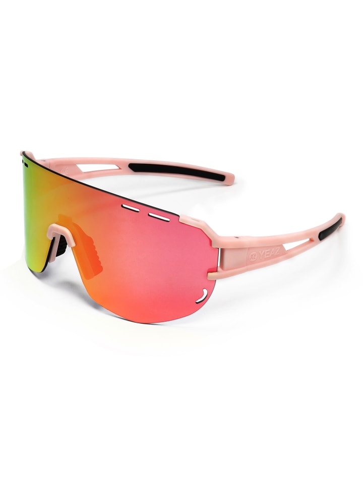 YEAZ SUNGLOW Sport-Sonnenbrille weiß/blau in pink / rosa günstig kaufen onesize