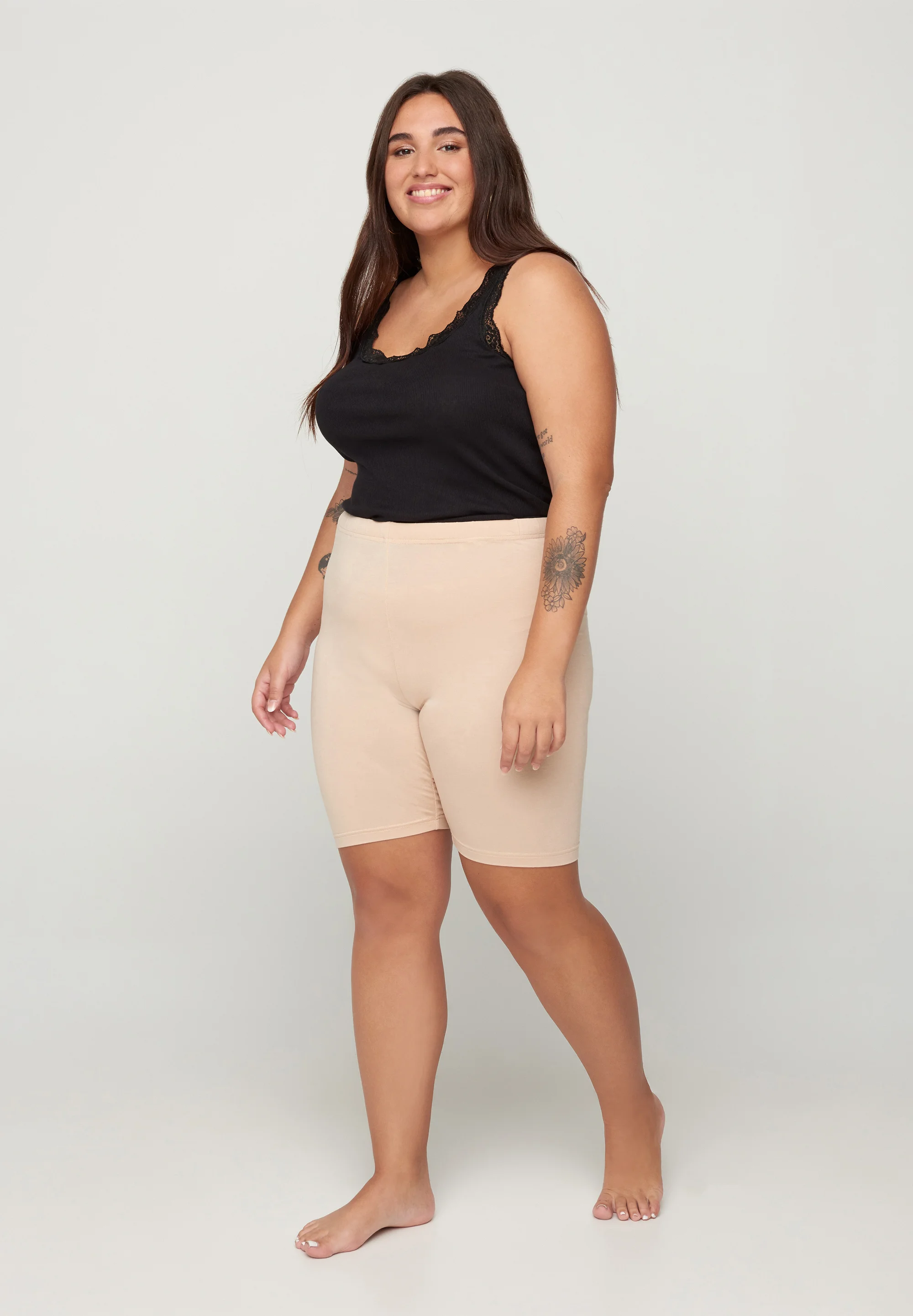 Zizzi PLAIN BIKE- Pantalones cortos
