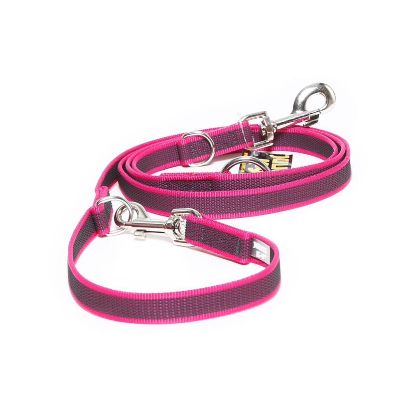 JULIUS-K9 Hundeleinen JULIUS-K9 Führleine verstärkt 20mm pink