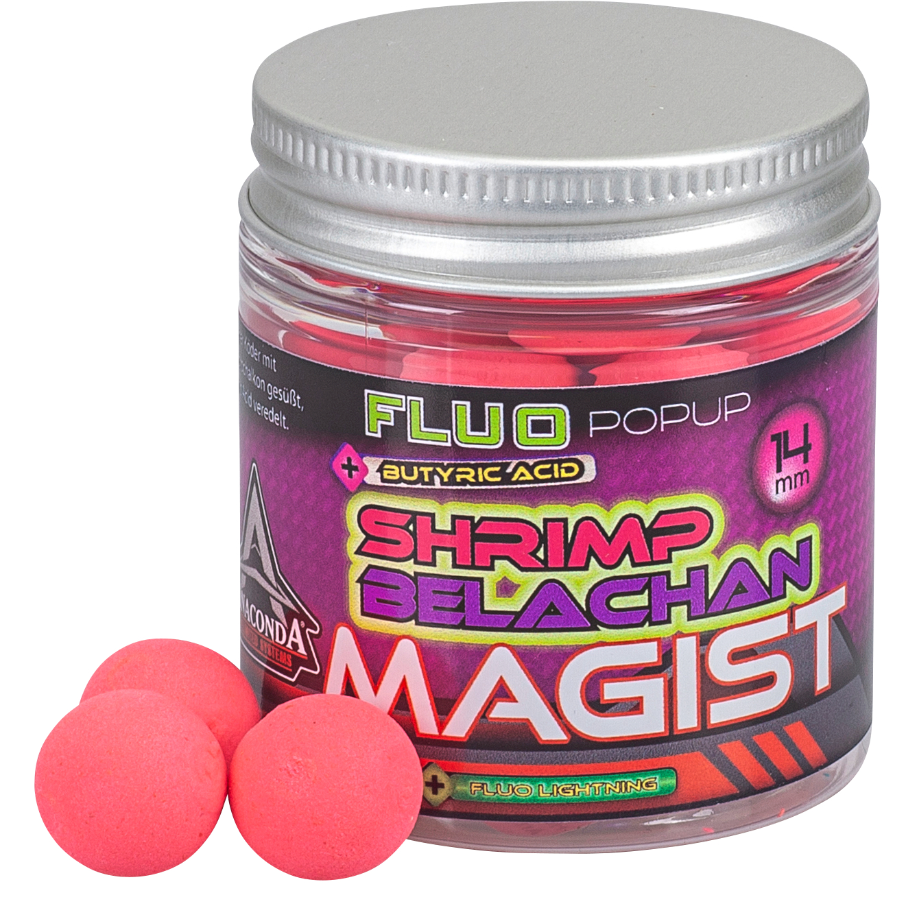 Anaconda Fluo Popup Magist (Belachan Shrimp)