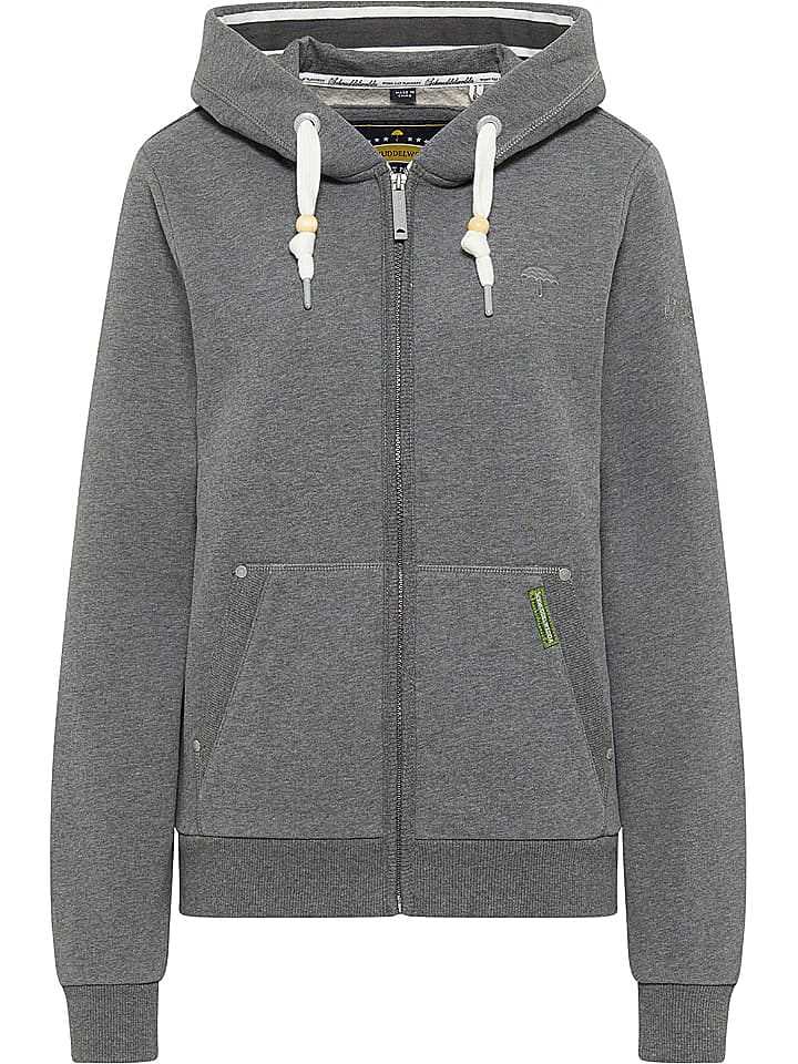 Schmuddelwedda Sweatjacke in Grau günstig kaufen XXL
