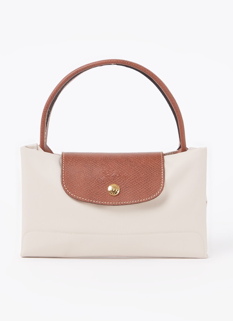 Geantă Longchamp Le Pliage Original M din pânză cu detalii din piele