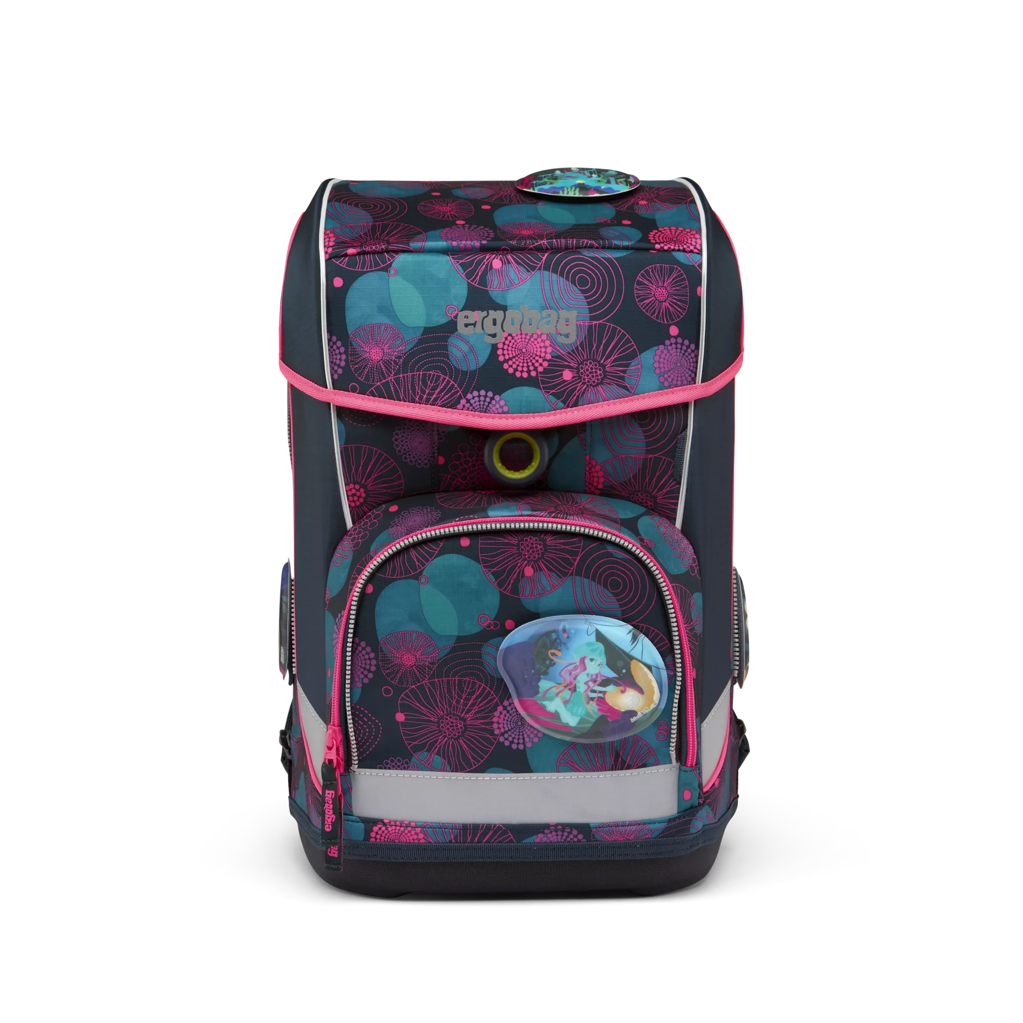 ergobag Schulranzen-Set KorallBär