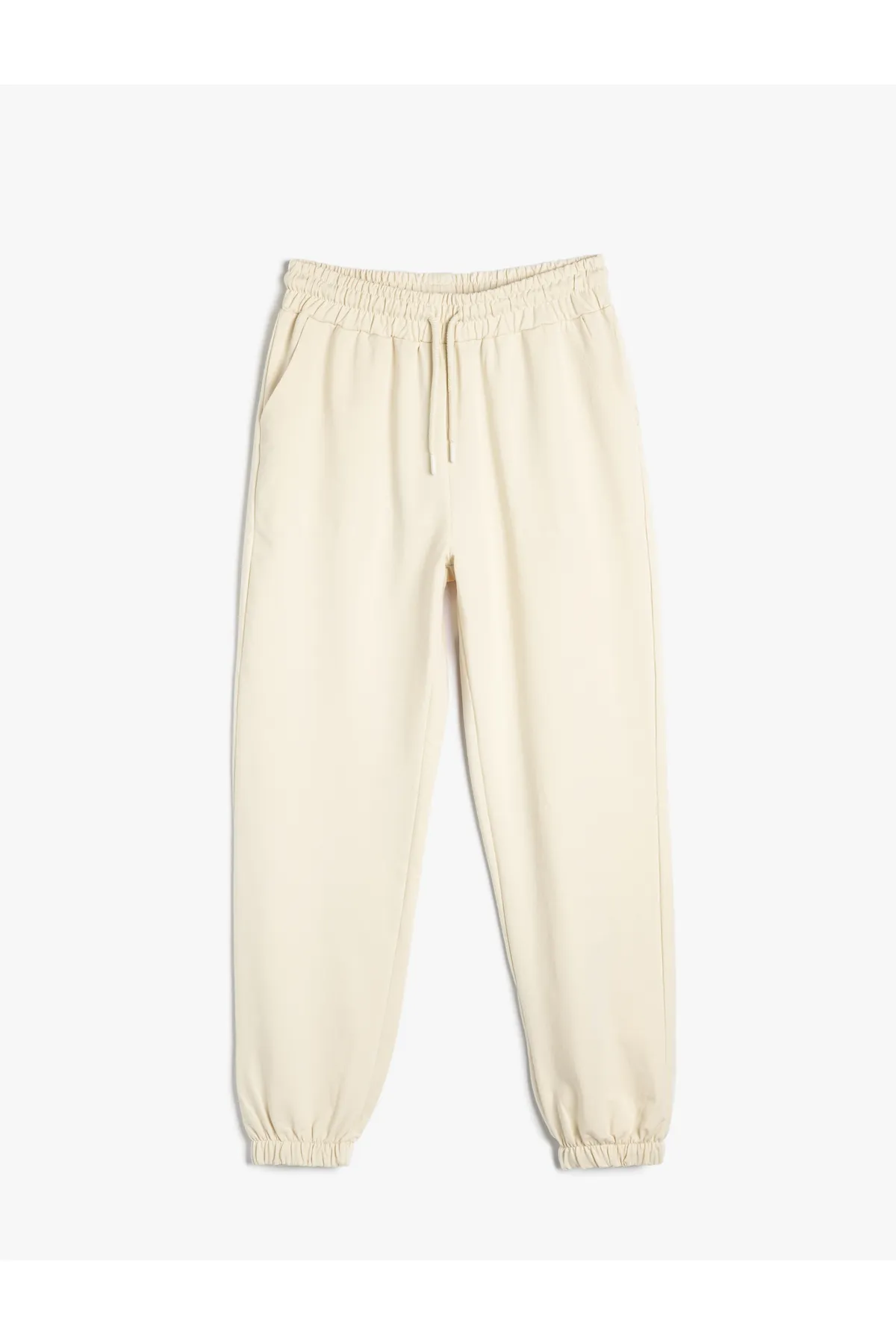 Koton  Jogger Jogginghose Sport Hohe Taille Tasche Bindegürtel Baumwolle Bequeme Passform