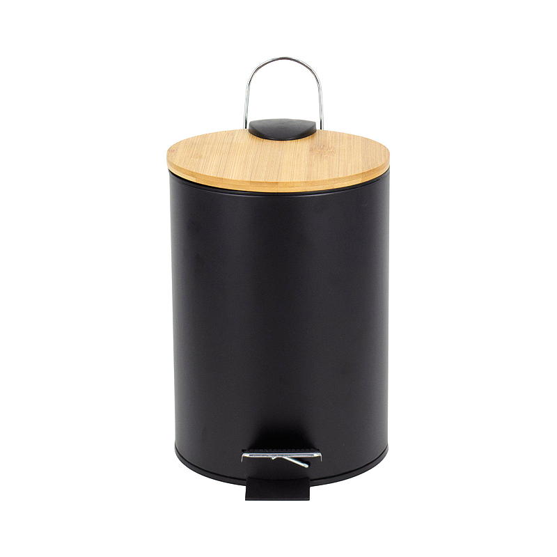 Home Pedalbøtte 3 l m/soft lukking, bambuslokk