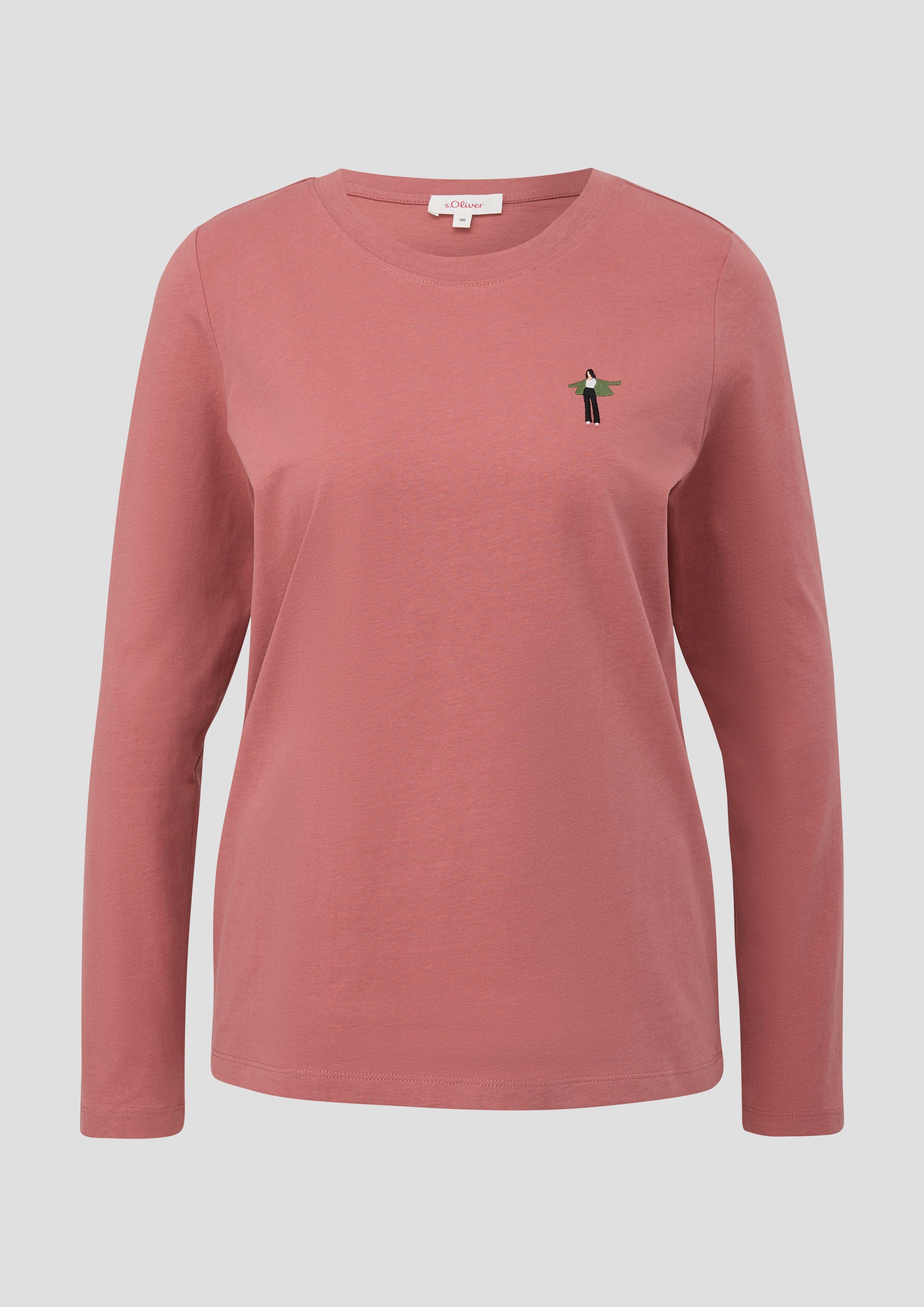 Longsleeve mit Statement-Print  2137221-20D1