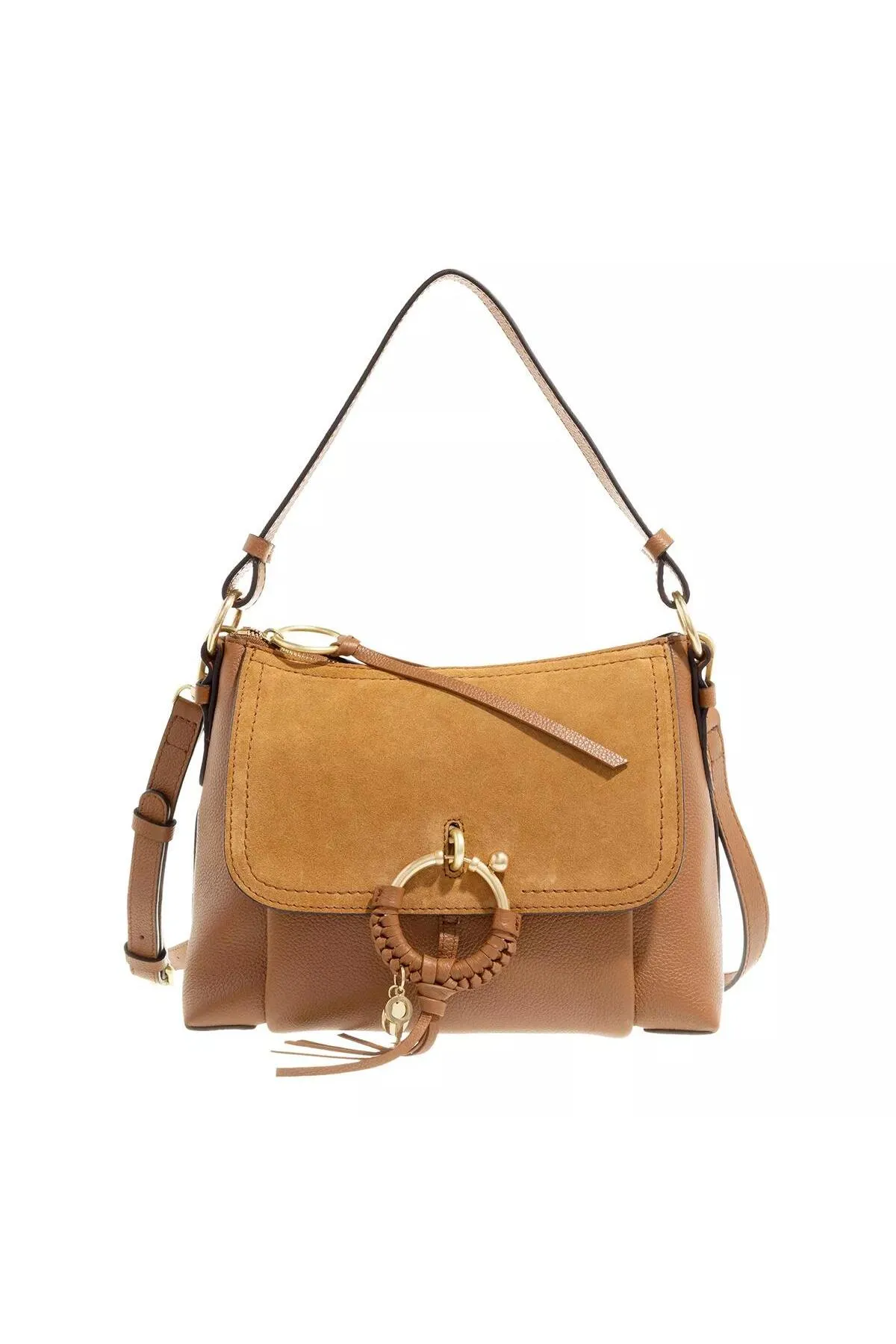 See by Chloé  Joan Umhängetasche Wildleder Caramello