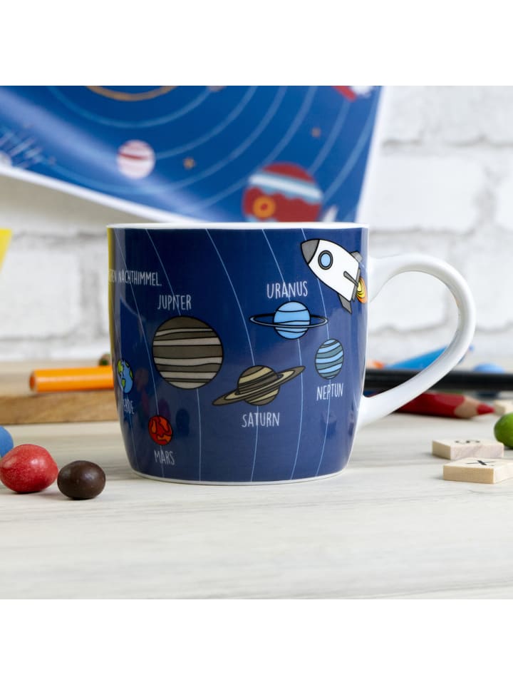 Geda Labels Tasse Sonnensystem in Blau - 300 ml günstig kaufen onesize