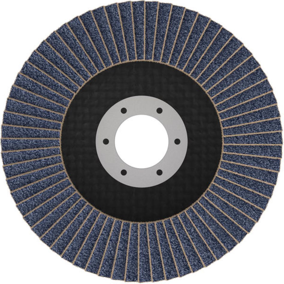 Bosch Blue Zubehör 2608626124 Lamellenschleifscheibe X451 Multi Material Ø115 mm Körnung 60 rechtwinklige Ausführung