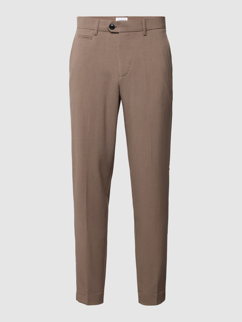 Chino mit Paspeltasche in sand meliert