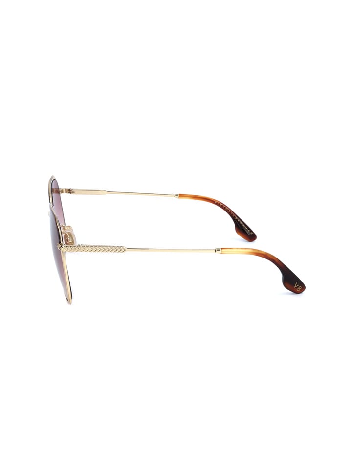 Victoria Beckham Damen-Sonnenbrille in Gold/ Pink günstig kaufen 59