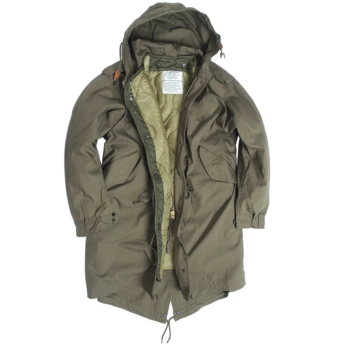 US Shell Parka M51 mit Futter oliv