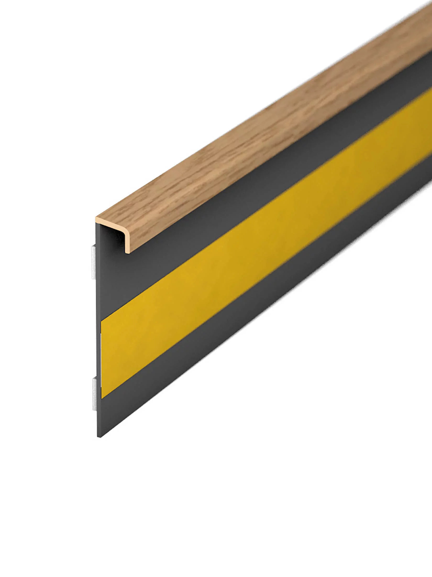 TSL SK 250cm Sockelleiste, Eiche Hell