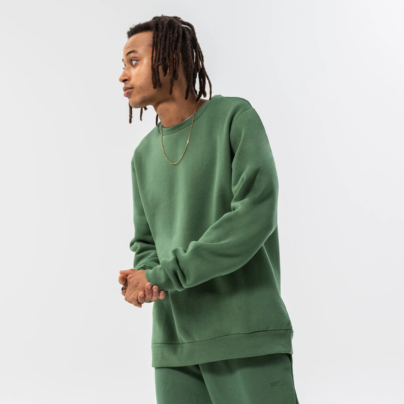 CONFRONT SWEATSHIRT CONFRONT CREW MINI LOGO Grün
