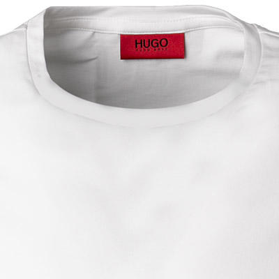 HUGO, T-Shirts, Regular Fit, Baumwolle, weiß