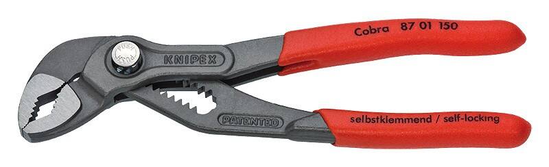 Knipex Wasserpumpenzange 87 01 150 Chrom Vanadium Elektrostahl 150 mm Rot