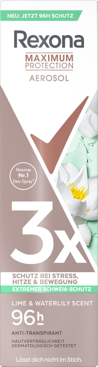 Antitranspirant Deospray Maximum Protection Lime & Waterlily Scent, 150 ml