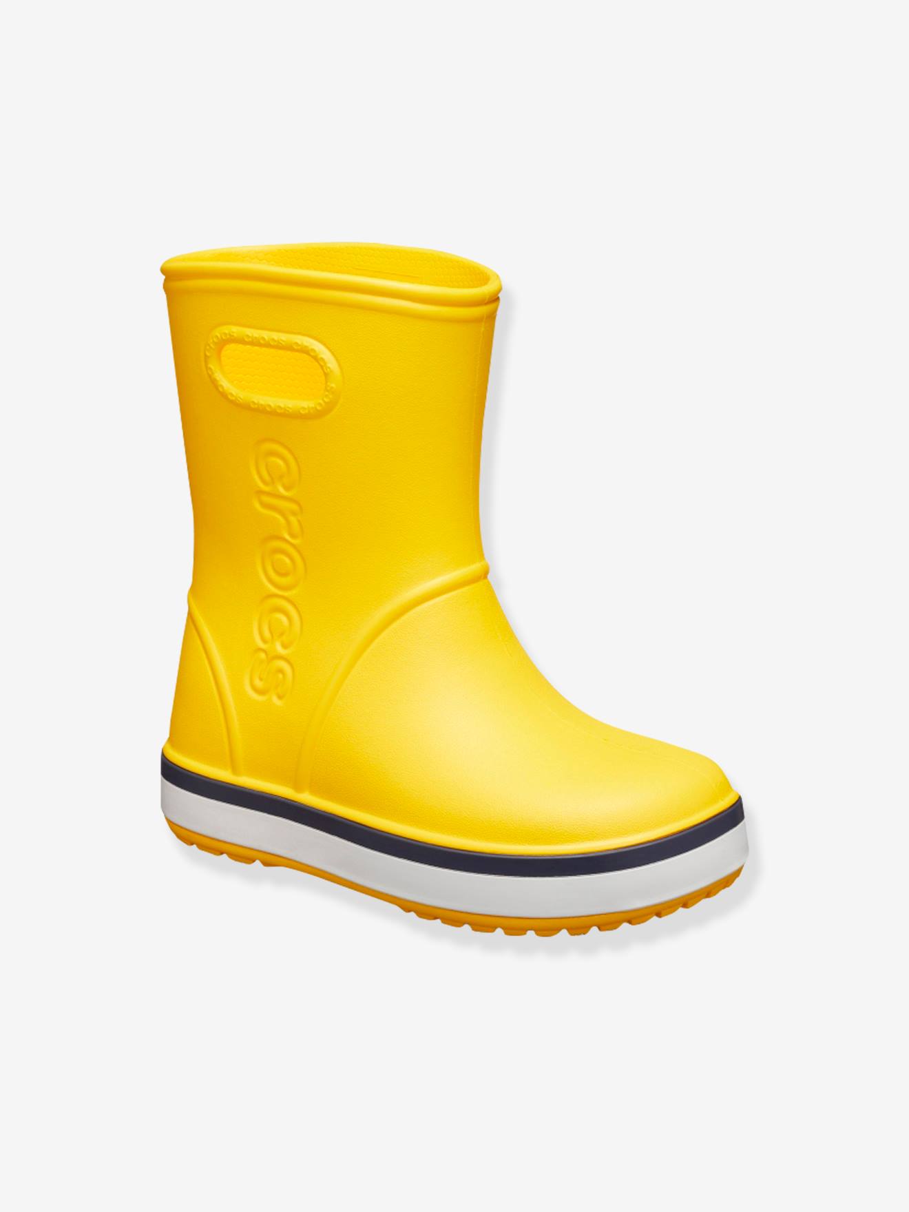 Bottes de pluie enfant Crocband Rain Boot K CROCS(TM) pink lemonade / lavender