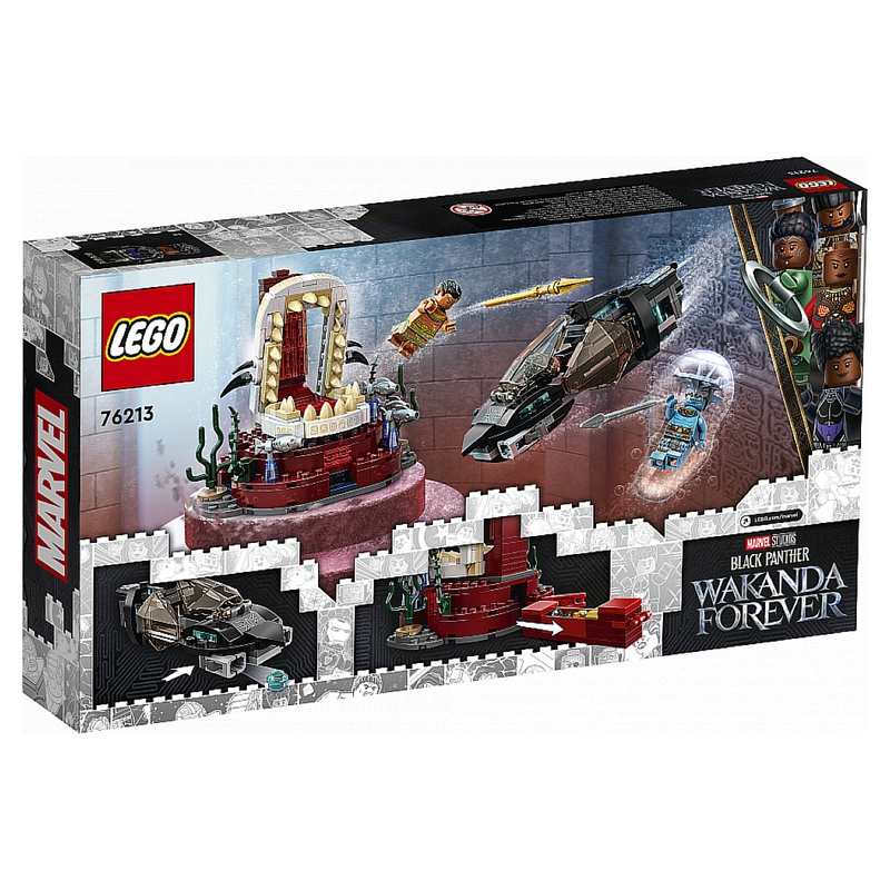 76213 La salle du trône du roi namor LEGO Marvel