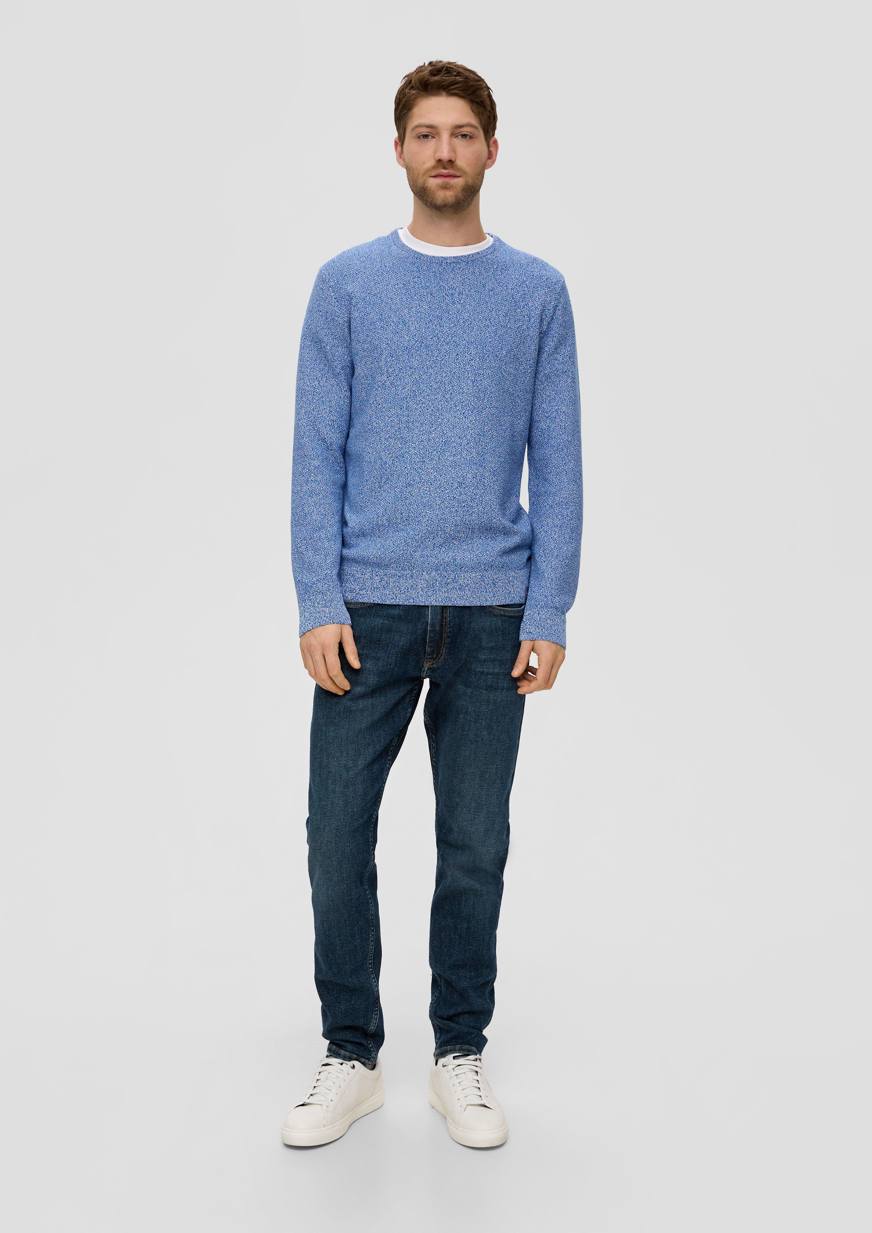 Feinstrickpullover mit Crew Neck  2146110-56X0