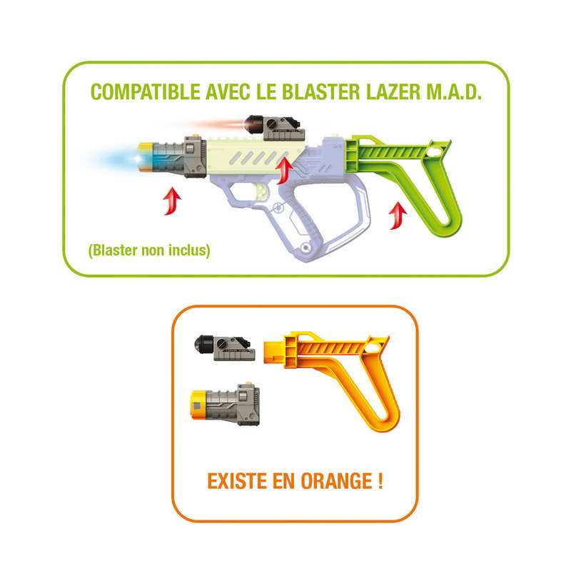 Kit sniper 20 mètres jeu de laser Lazermad