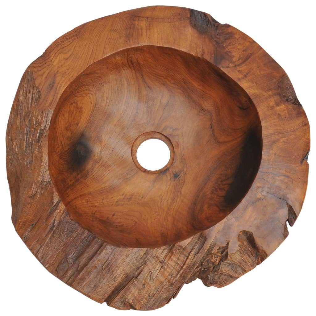 vidaXL Waschbecken Becken Teak Massiv 45 cm