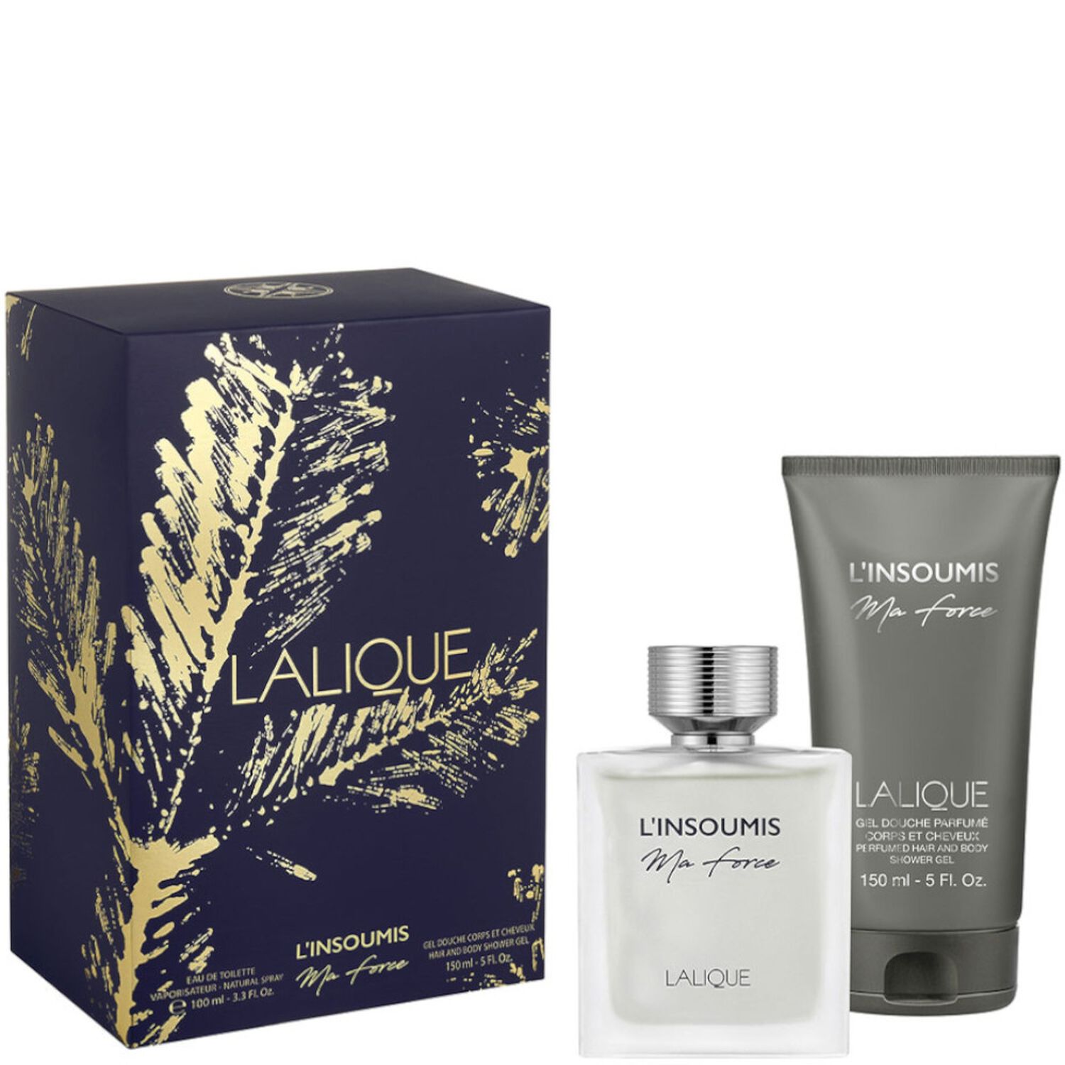 Lalique L'Insoumis Ma Force Coffret Eau de Toilette 100 ml + Gel Douche Parfumé 150 ml