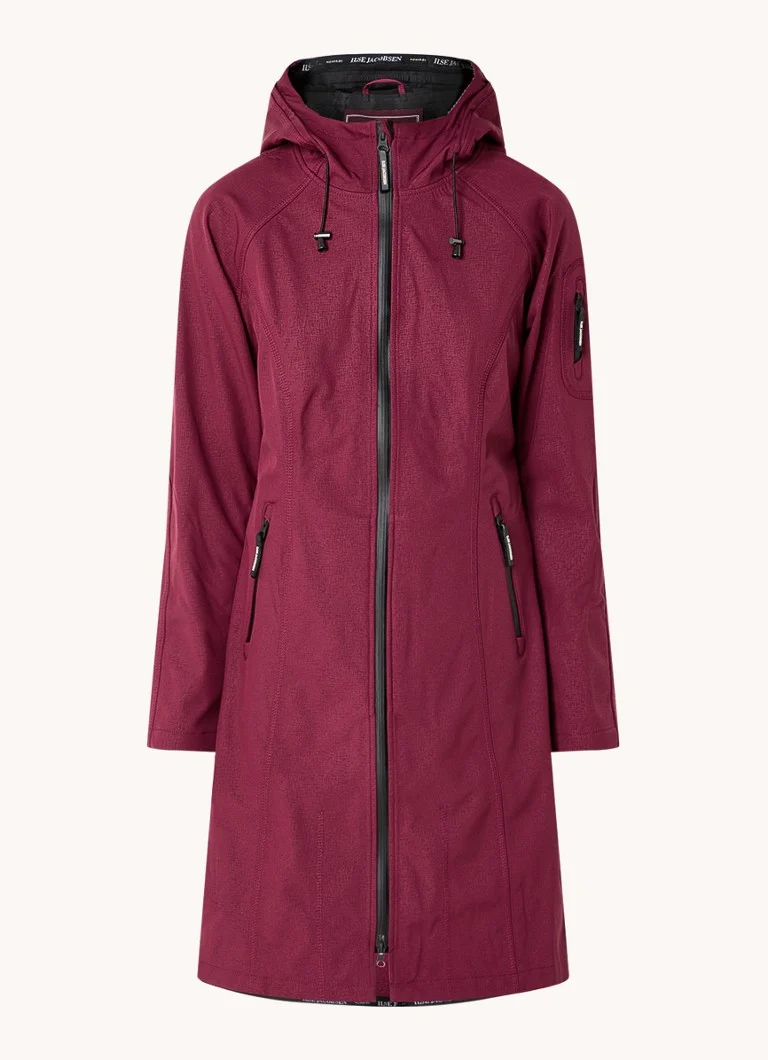 Ilse Jacobsen Softshell-Regenjacke mit Reißverschlusstaschen
