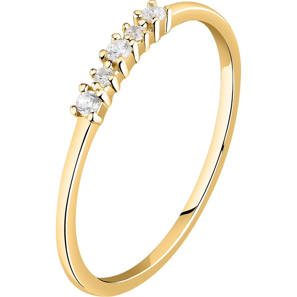 Live Diamond Bague pour femme 375 Or jaune recylé or jaune Bague