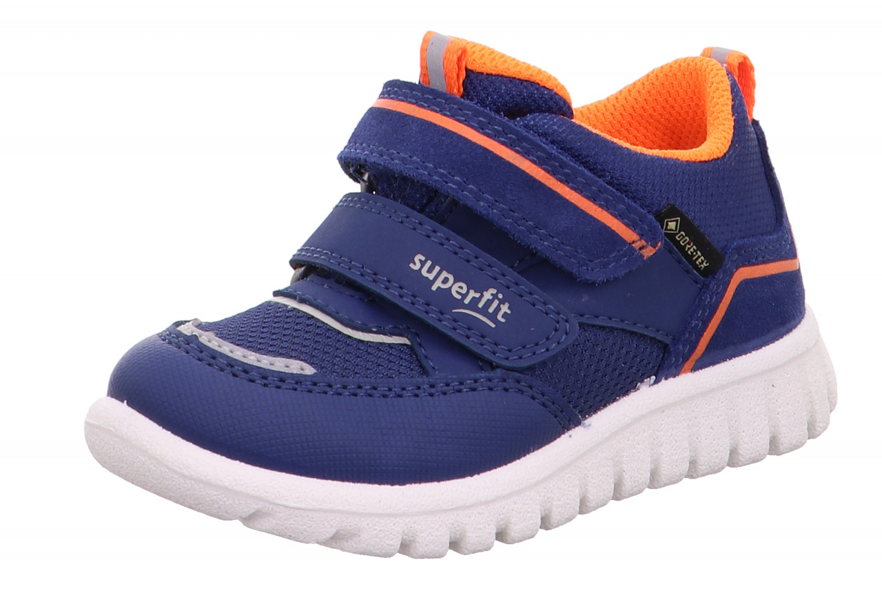 SPORT7 MINI - Blau/OrangeSneaker low mit Klettverschluss