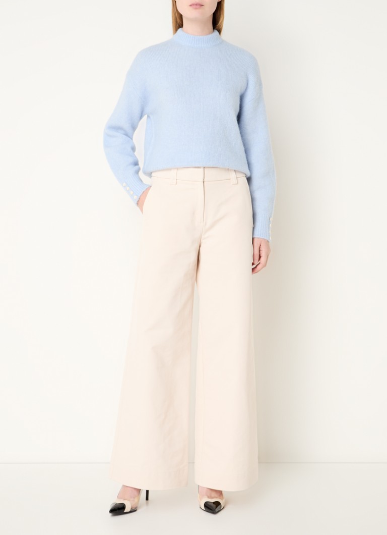 JOSH V Zion Fine Knit Sweter z okrągłym dekoltem