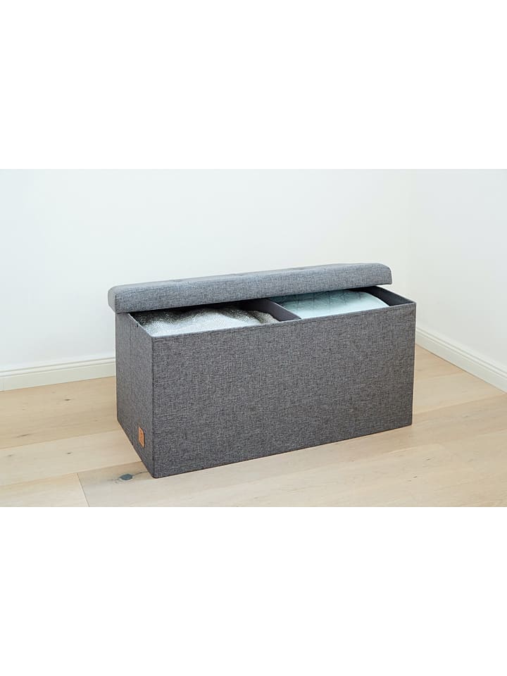 STORE IT Aufbewahrungsbank in Anthrazit - (B)76 x (H)38 x (T)38 cm günstig kaufen onesize