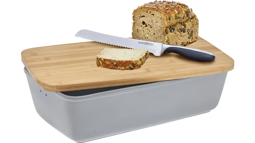 magu Brotkasten Keramik Schiefer