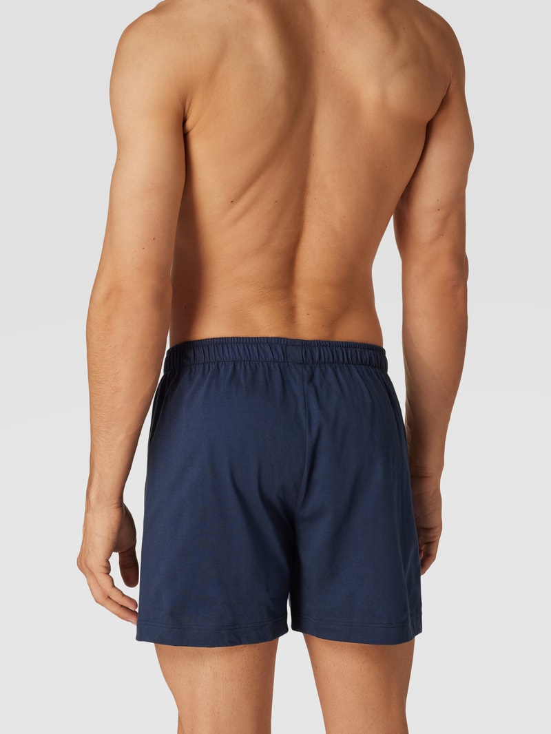 Boxershorts mit Label-Detail im 2er-Pack in dunkelblau