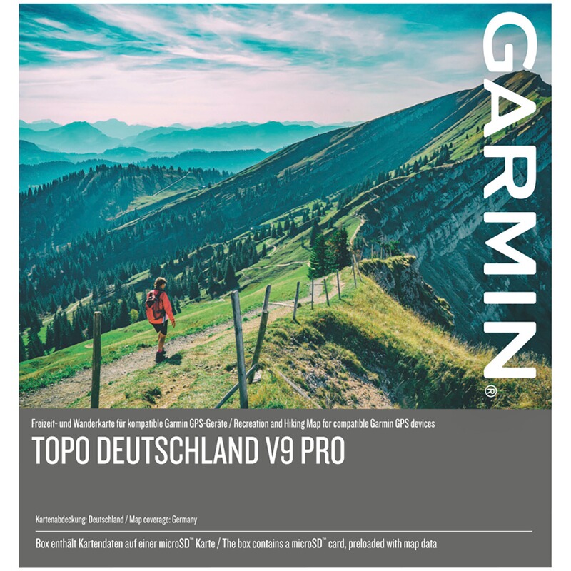 GARMIN Wanderkarte TOPO Deutschland V9 PRO