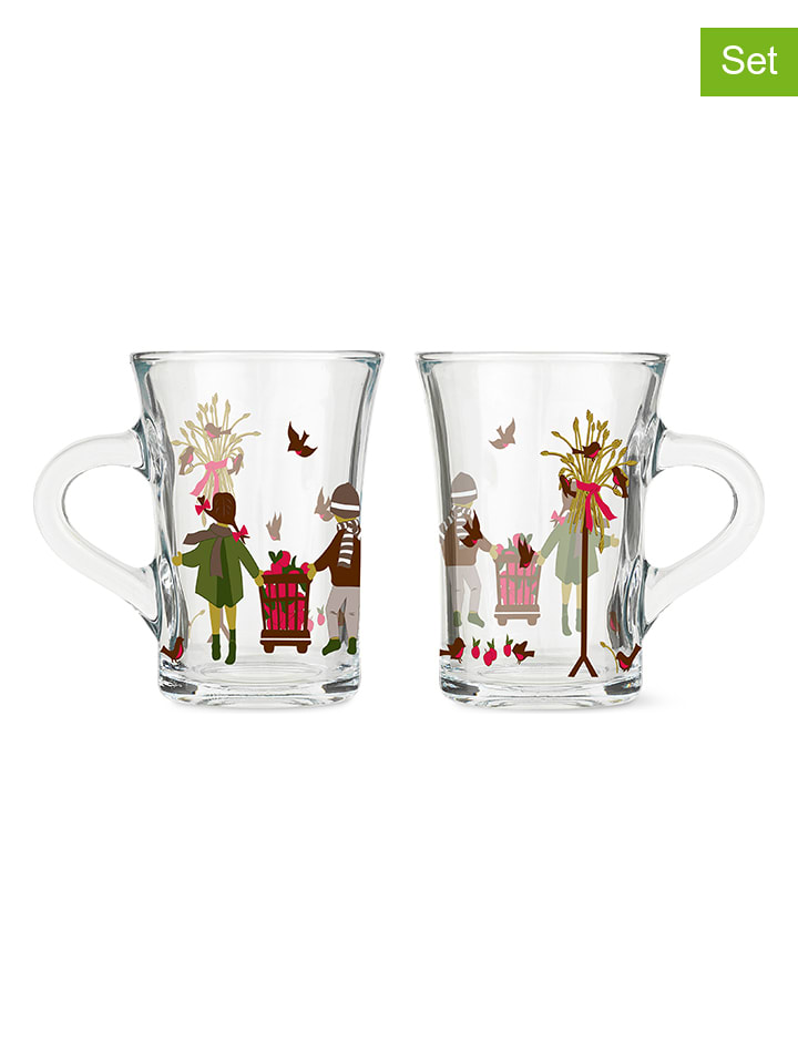 Holme Gaard 2er-Set: Weihnachtsgläser 