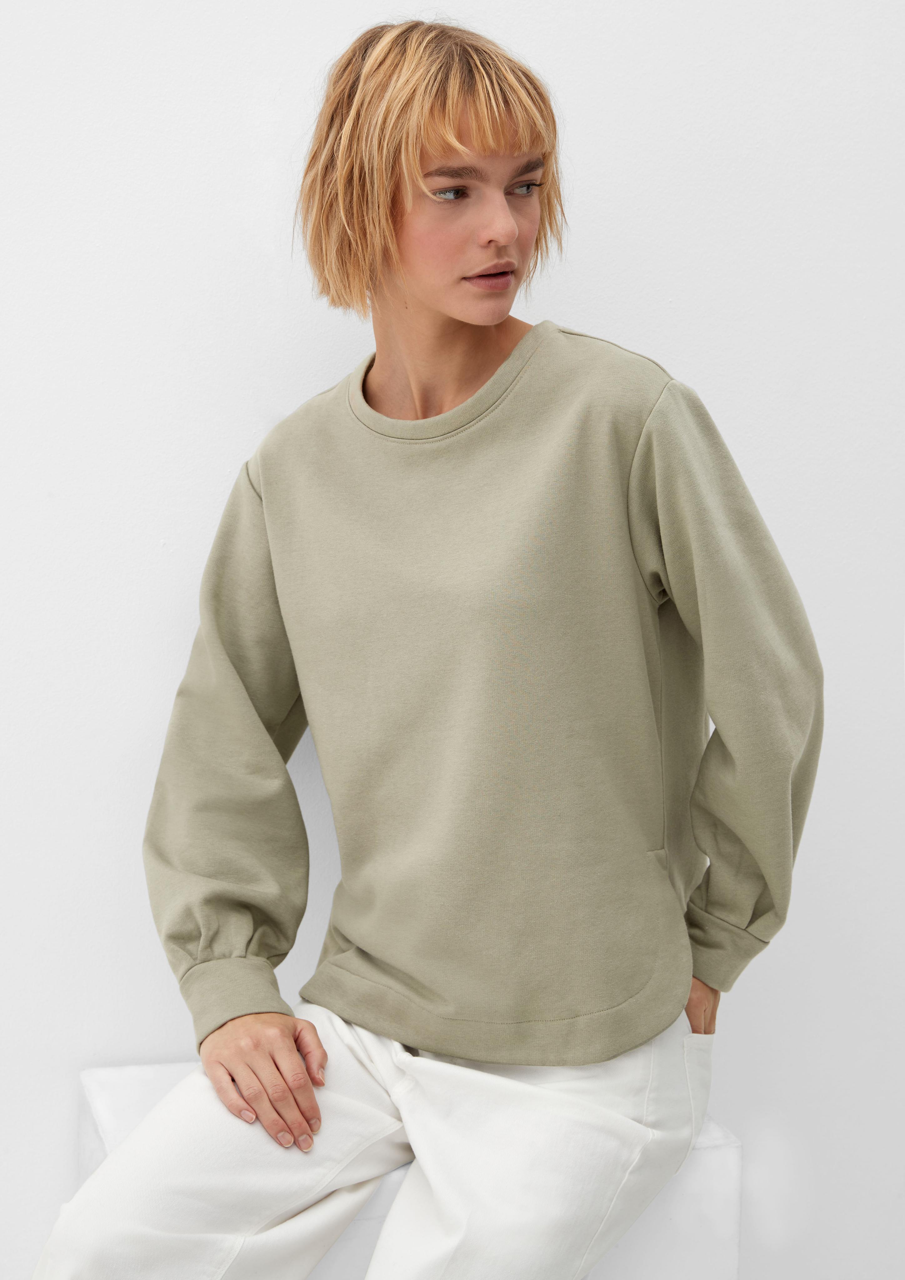 Sweatshirt mit abgerundetem Saum  2121410-7856
