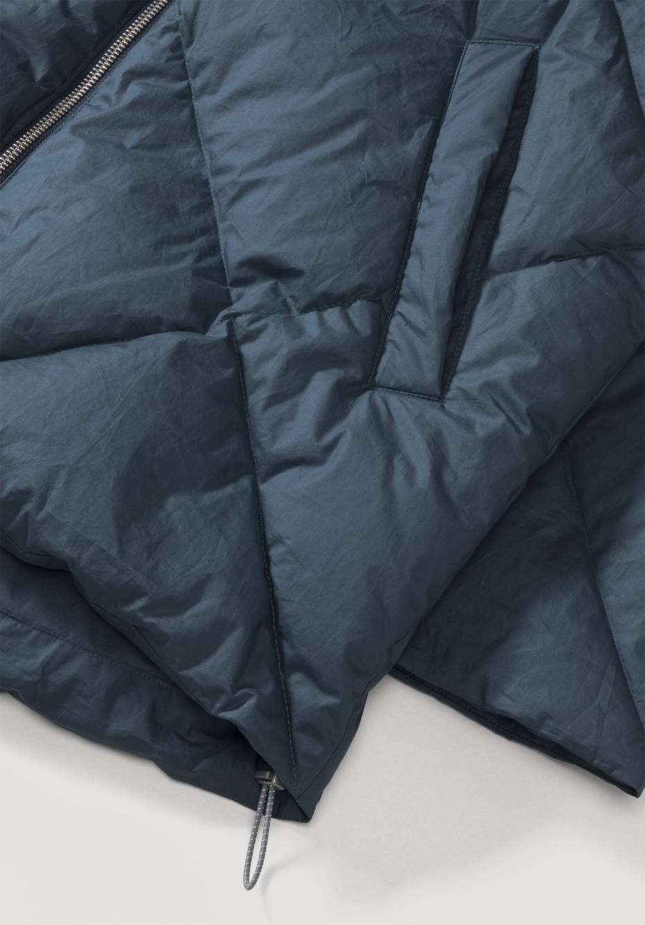 Leichte Daunenjacke Nature Shell mit Bio-Baumwolle
