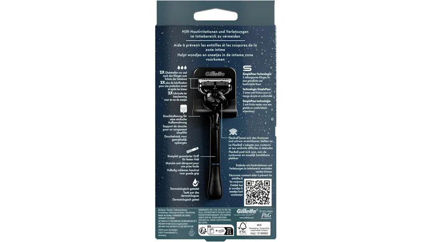 Gillette Rasierer Intimate