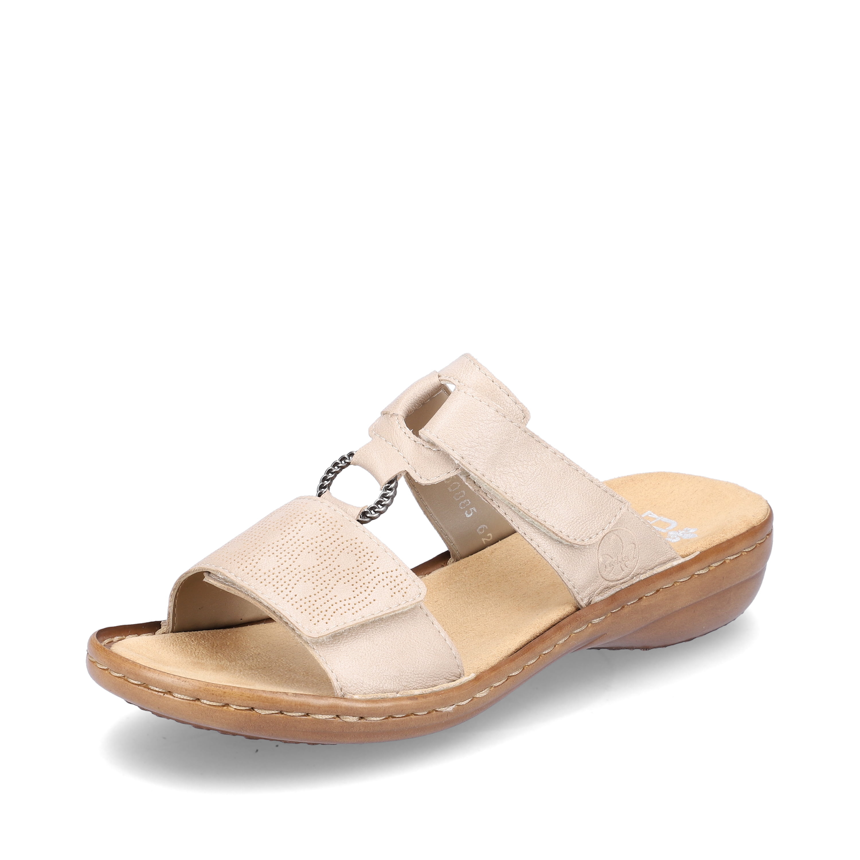Rieker Damen Pantoletten lehmbeige